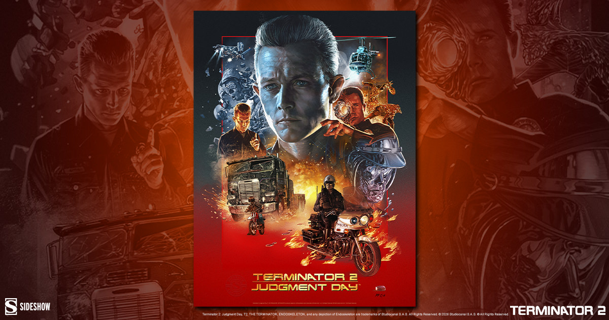 The T-1000 Terminator 2: Judgment Day 35th Anniversary Movie Poster Giveaway