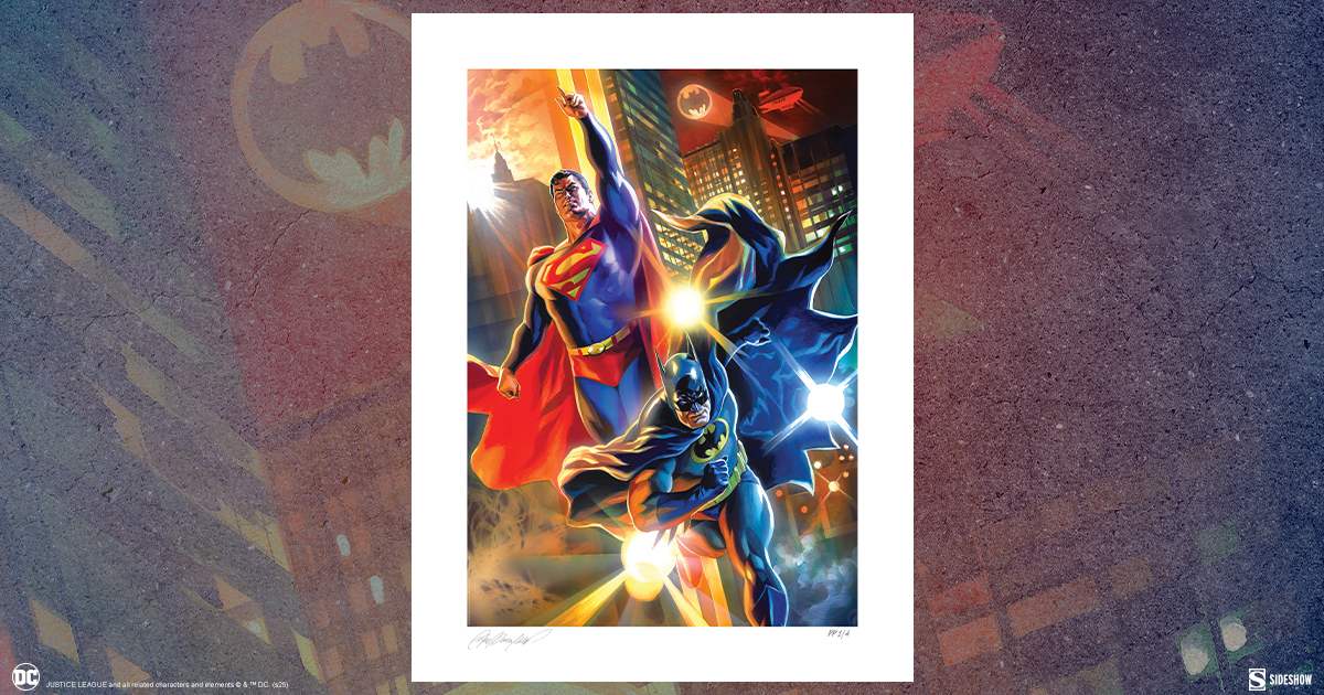 Batman & Superman World's Finest Fine Art Print Giveaway