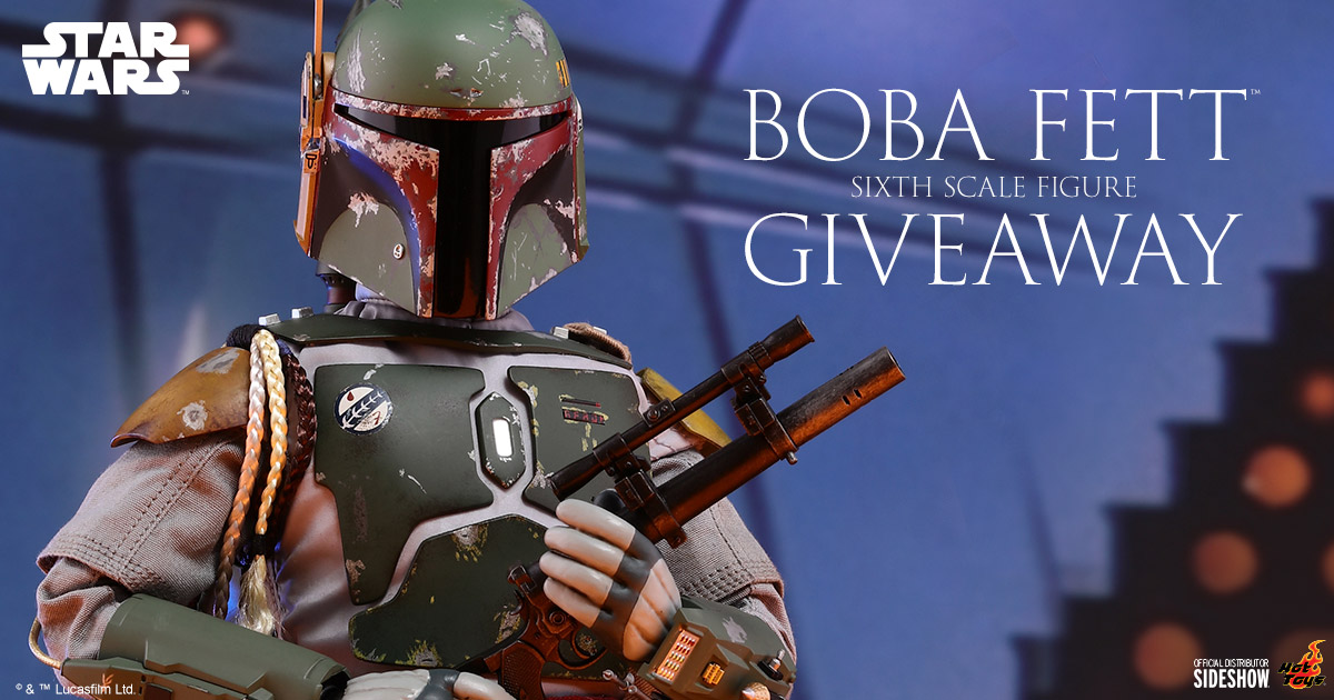 Boba Fett Sixth Scale Figure Newsletter Giveaway