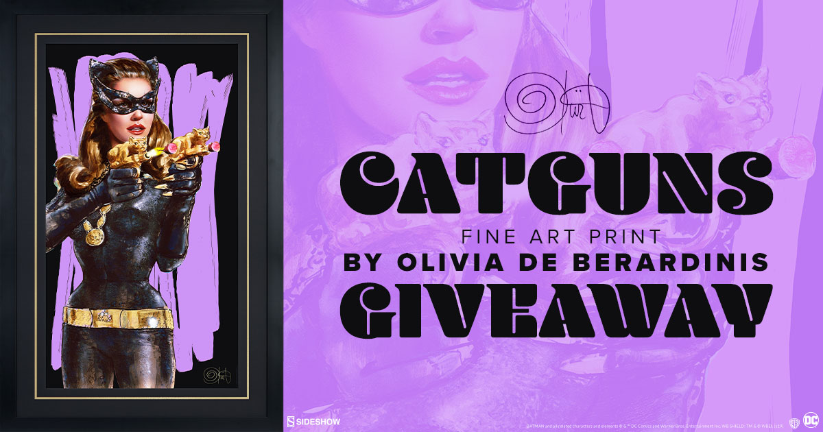 Catguns Fine Art Print  Giveaway