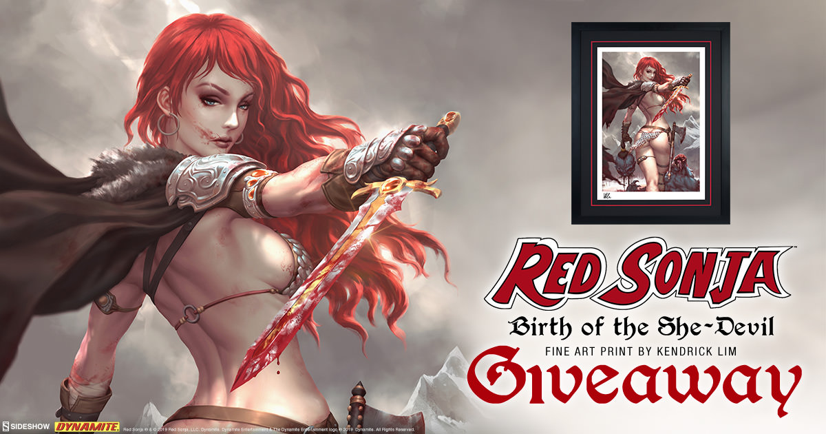 Red Sonja: Birth of the She-Devil Art Print Giveaway