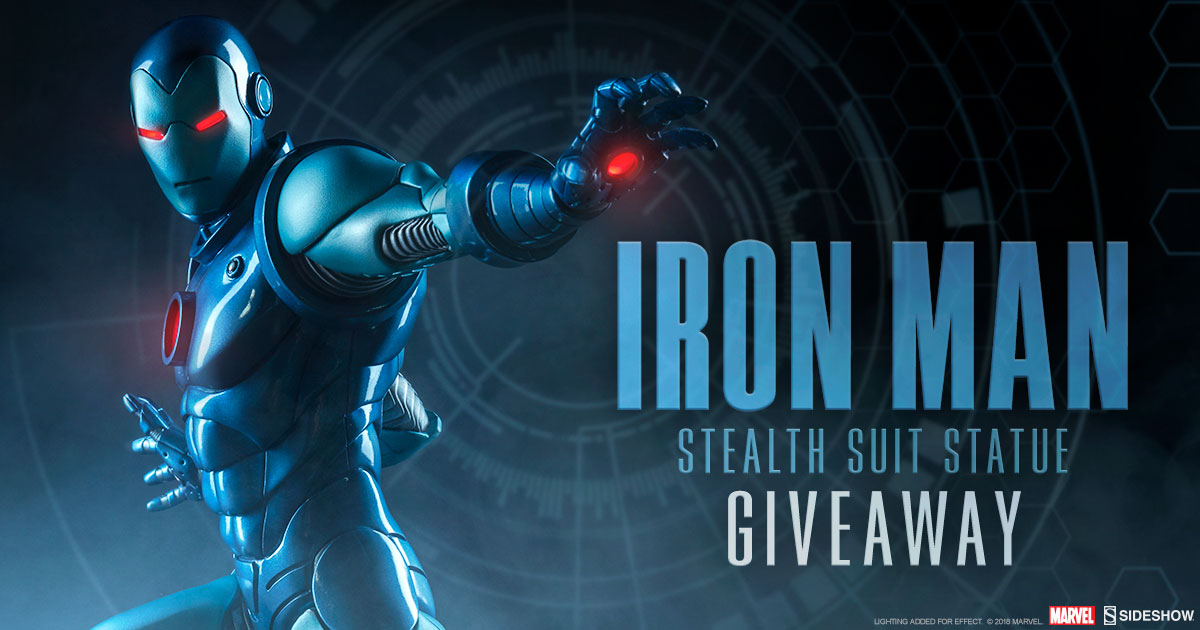 Iron Man Stealth Suit Statue Giveaway