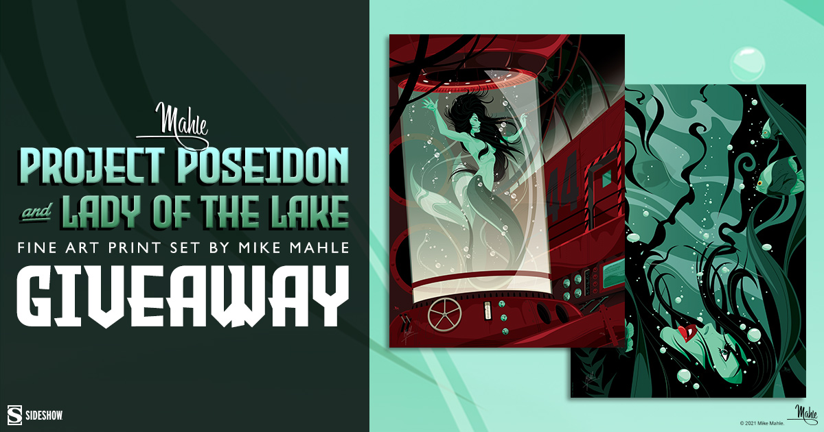 Project Poseidon and Lady of the Lake Print Set Giveaway