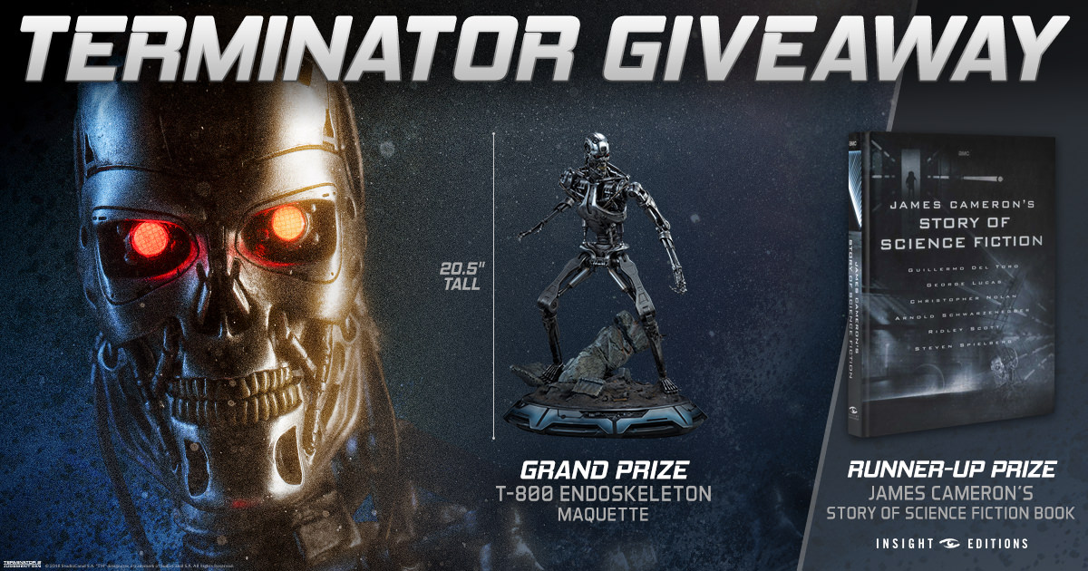 T-800 Maquette Giveaway