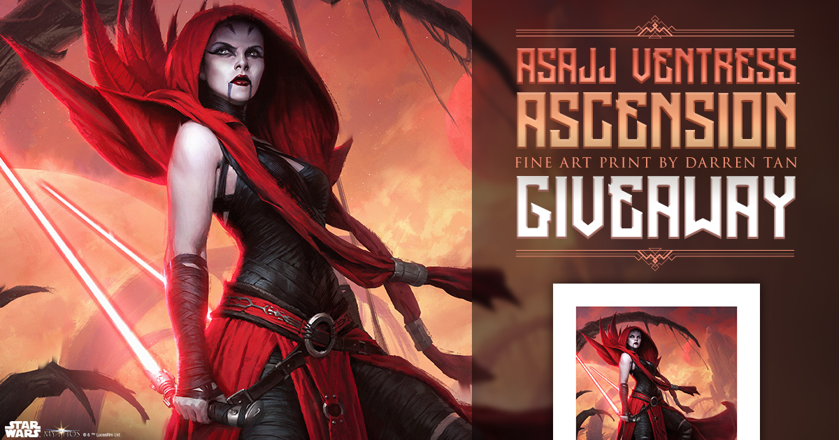 Asajj Ventress: Ascension Fine Art Print Giveaway