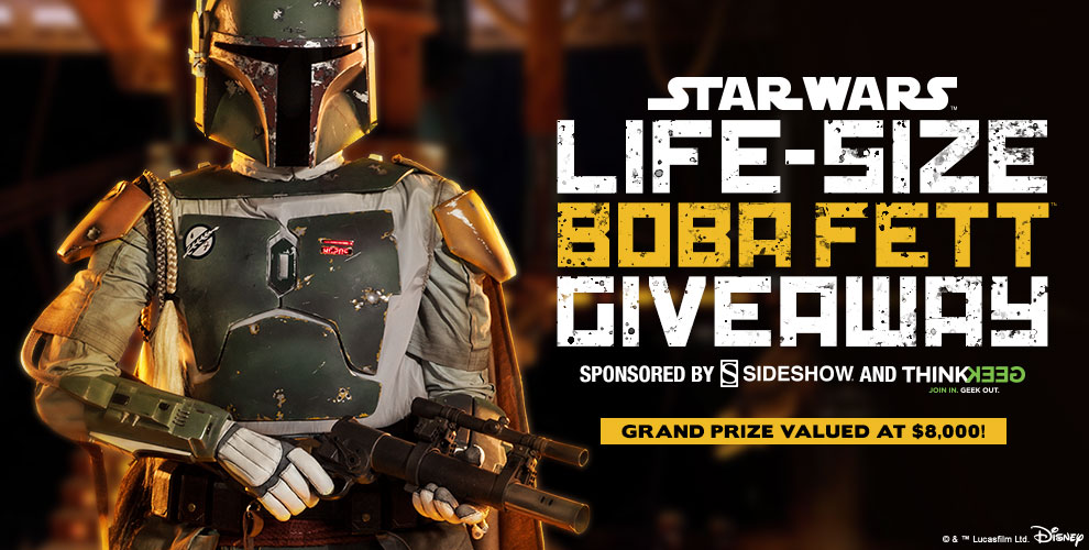 Boba Fett Life-Size Figure Giveaway