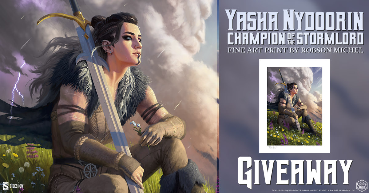 Yasha Nydoorin: Champion of the Stormlord Fine Art Print Giveaway