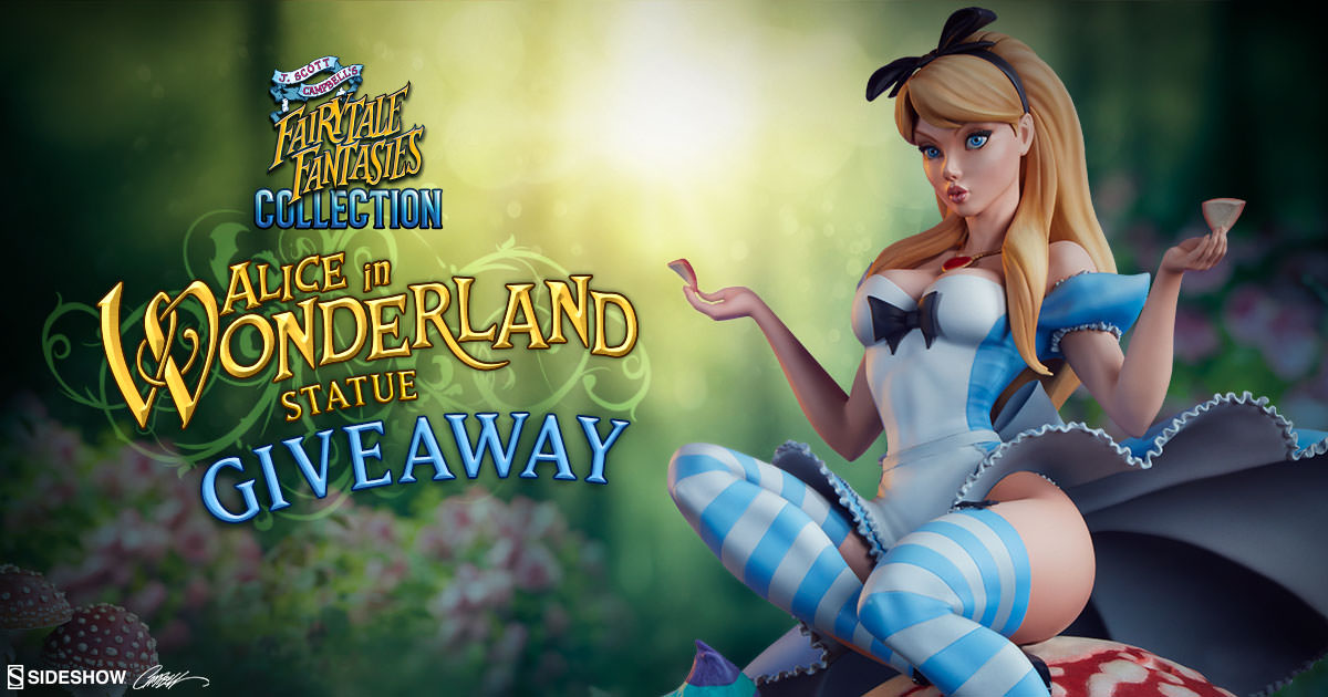 Alice in Wonderland Statue Giveaway