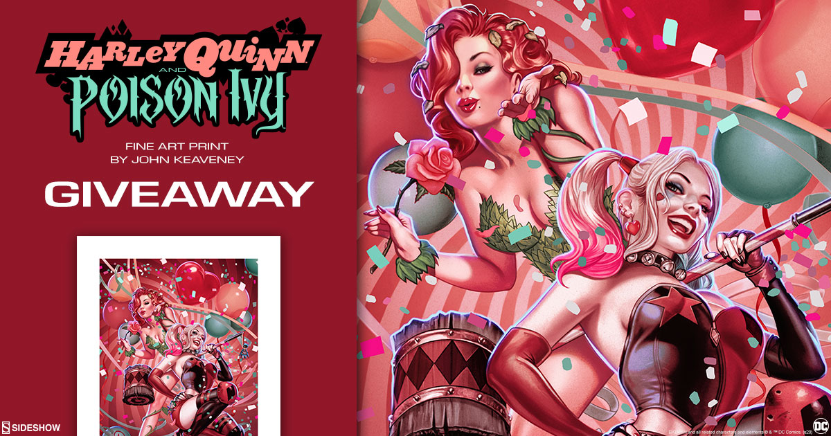 Harley Quinn & Poison Ivy Fine Art Print Giveaway