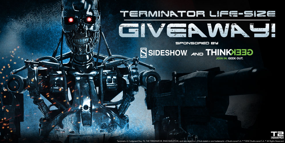 T-800 Life-Size Figure Giveaway