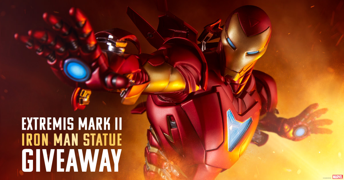 Iron Man Extremis Mark II Statue Giveaway