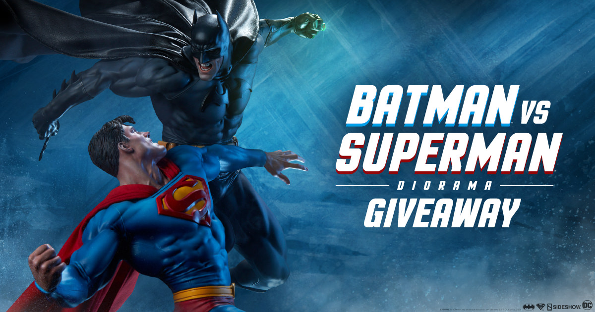 Batman vs Superman Diorama Giveaway 