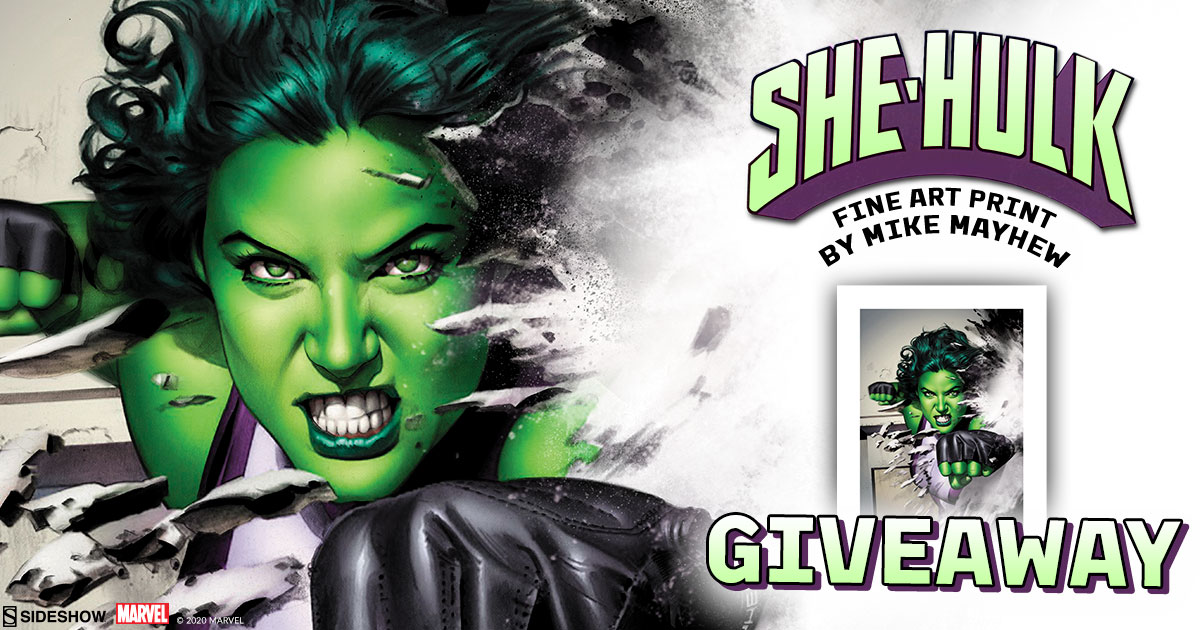 She-Hulk Fine Art Print Giveaway
