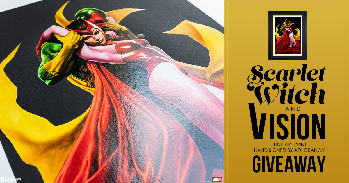 Scarlet Witch and Vision Fine Art Print Giveaway