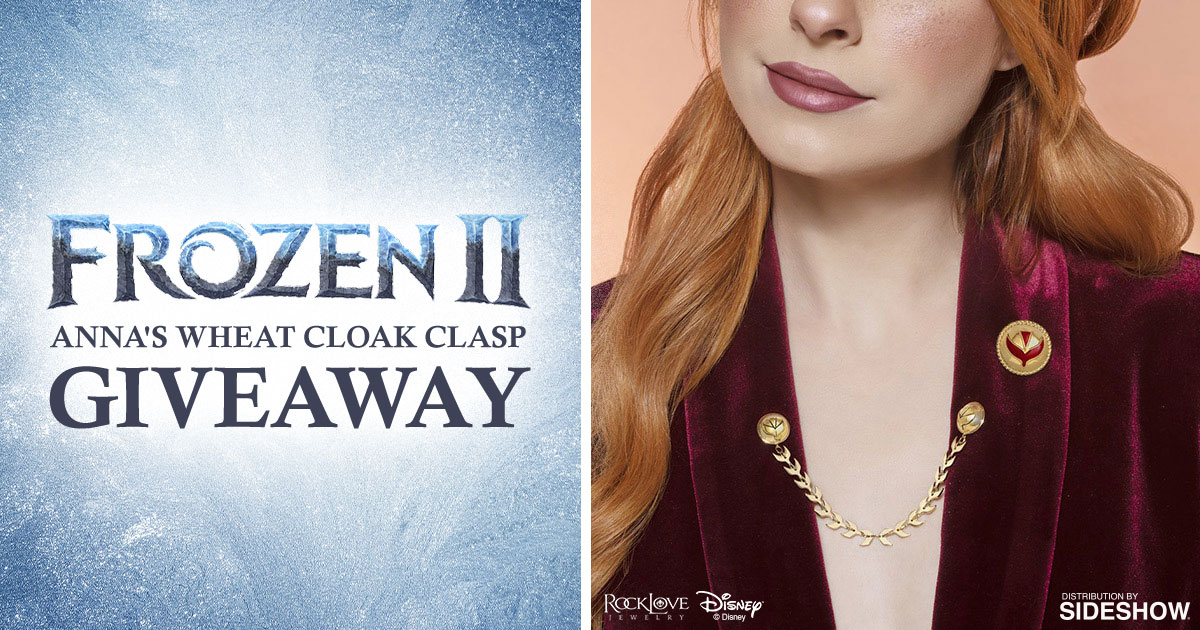 Disney's Frozen 2 Anna's Wheat Cloak Clasp Giveaway - NOT VALID