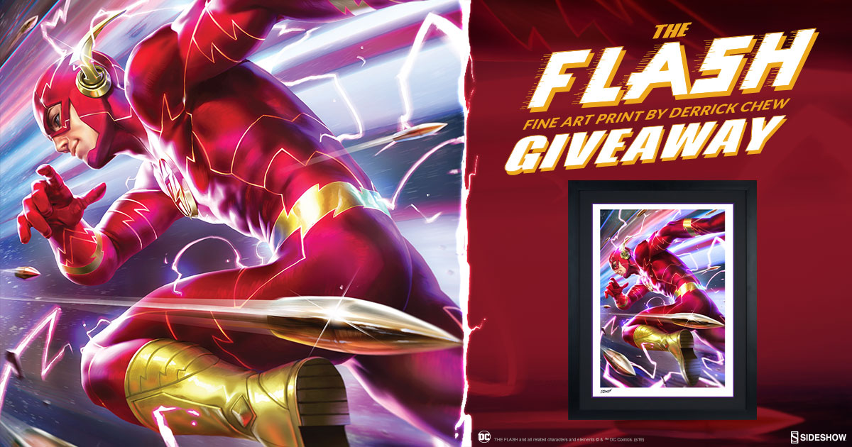 The Flash Framed Fine Art Print Giveaway