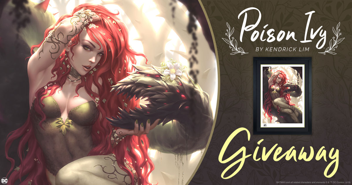 Poison Ivy Framed Fine Art Print Giveaway