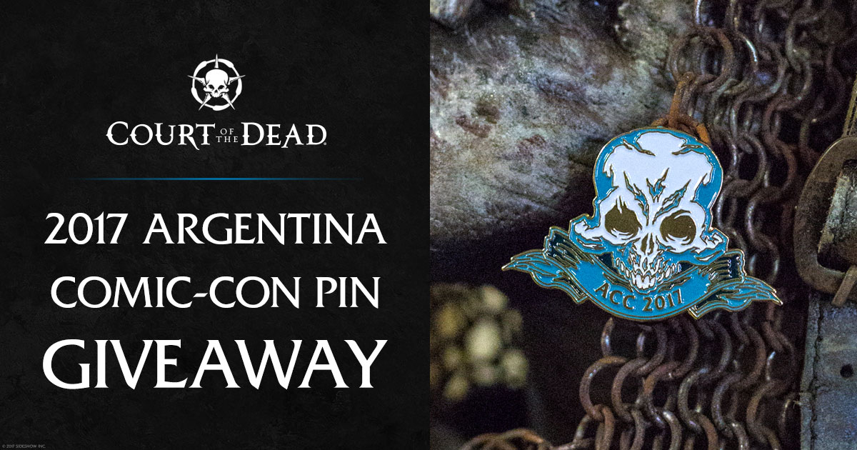 Court of the Dead Argentina Comic Con Pin Contest