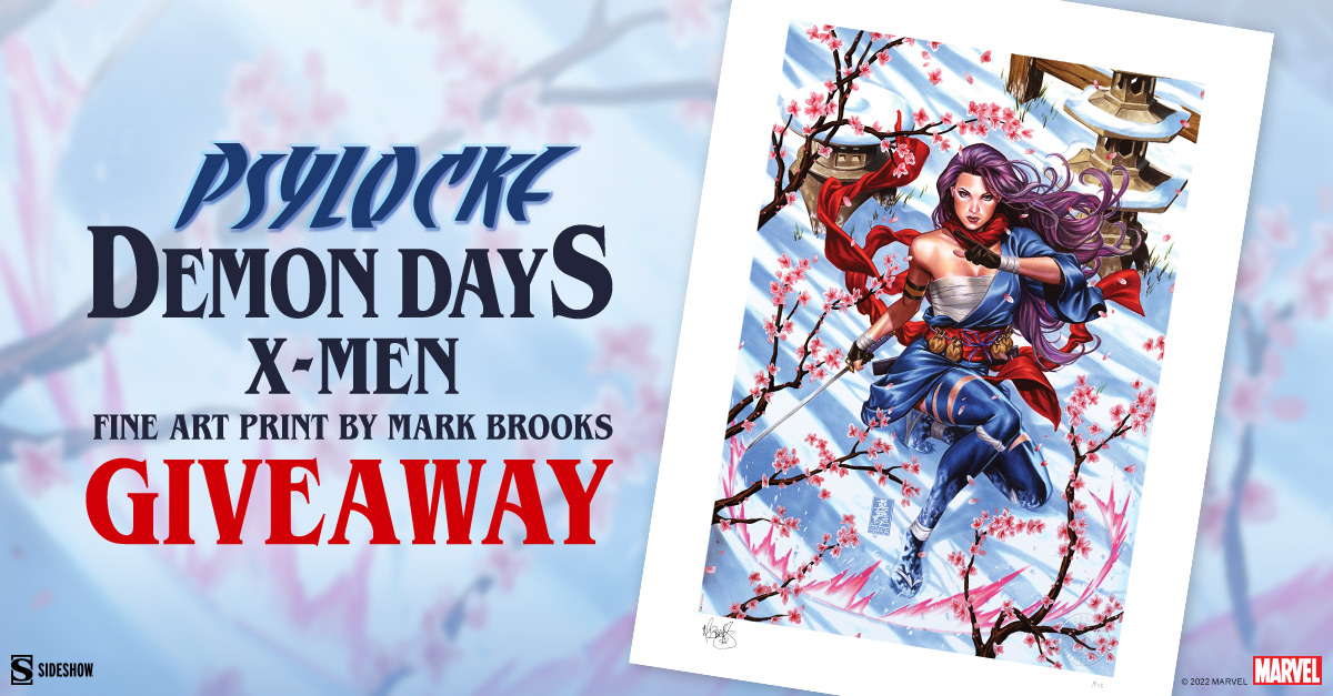 Psylocke Demon Days: X-Men Art Print Giveaway