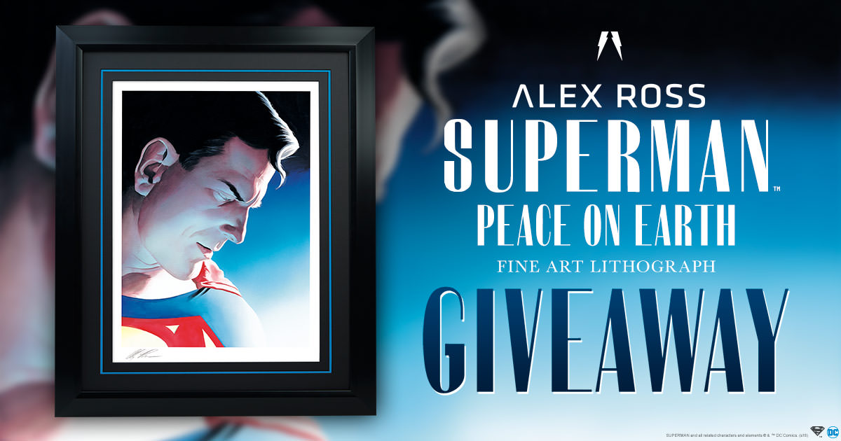 Alex Ross Superman Peace on Earth Fine Art Print Giveaway