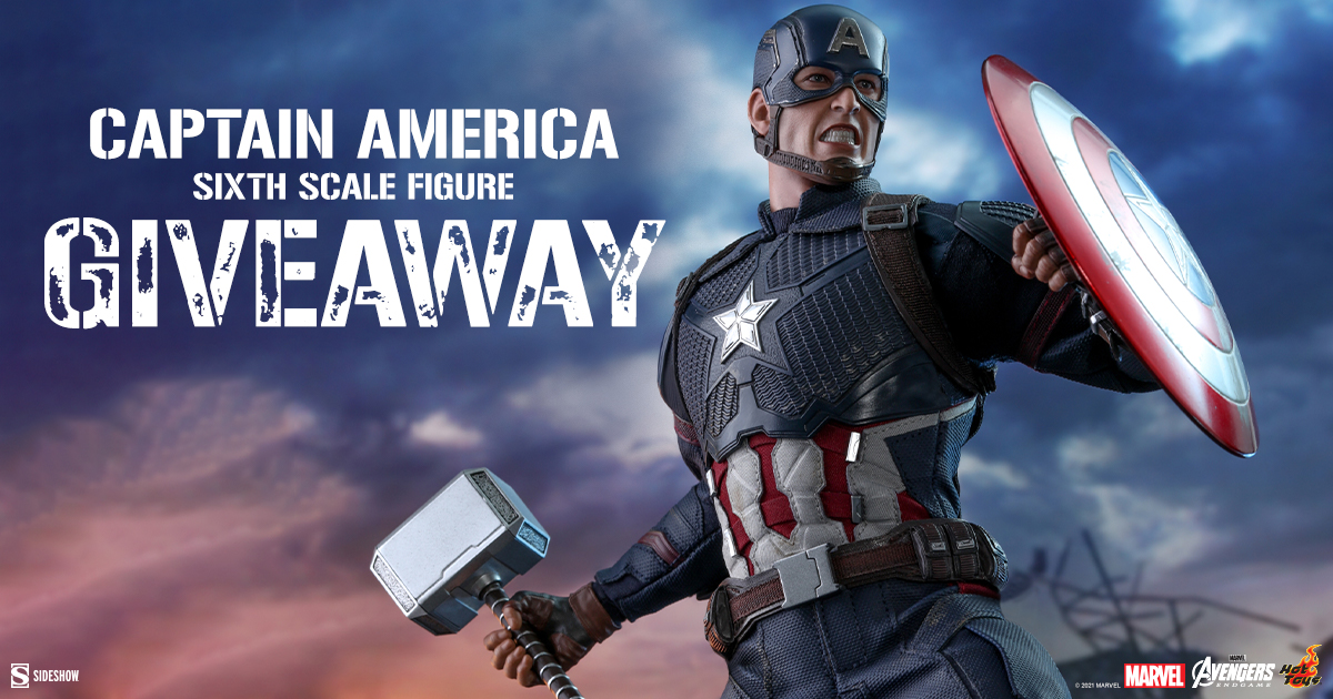 Captain America Sixth Scale Figure Newsletter Giveaway