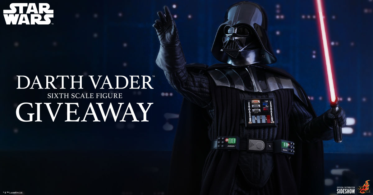 Darth Vader Sixth Scale Figure Newsletter Giveaway