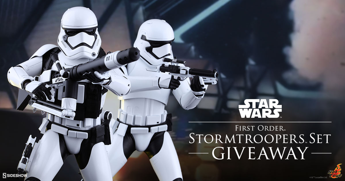 First Order Stormtrooper Set Newsletter Giveaway