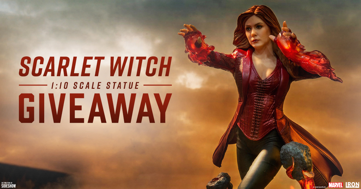 Scarlet Witch Statue Newsletter Giveaway