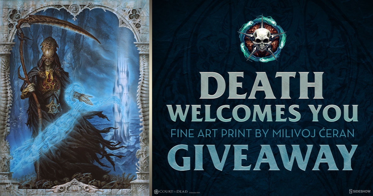 Death Welcomes You Fine Art Print Giveaway