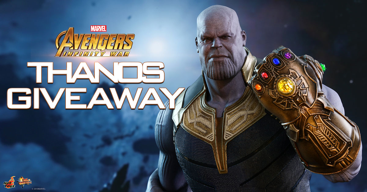 Thanos Sixth Scale Figure Newsletter Giveaway