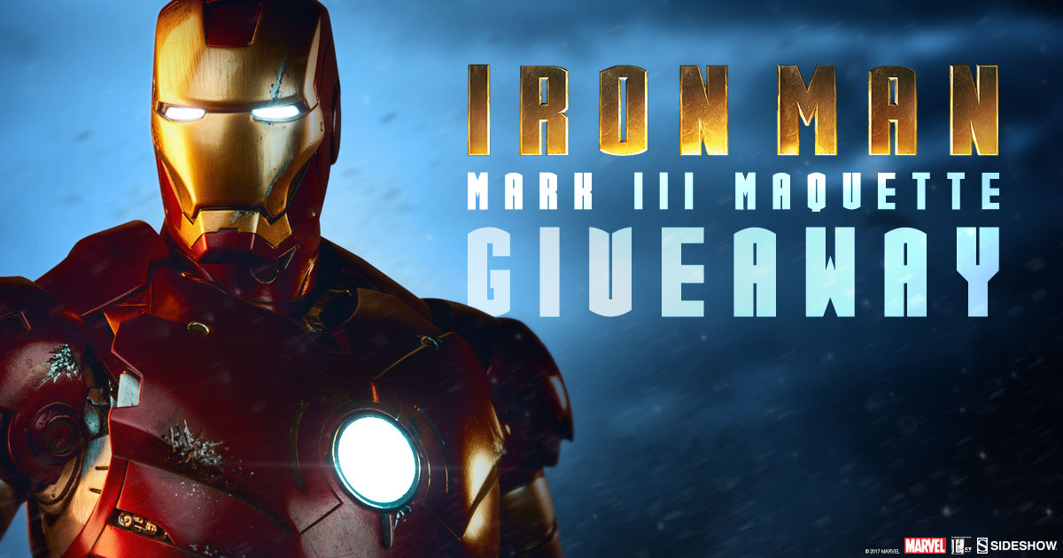 Iron Man Mark III Maquette Giveaway