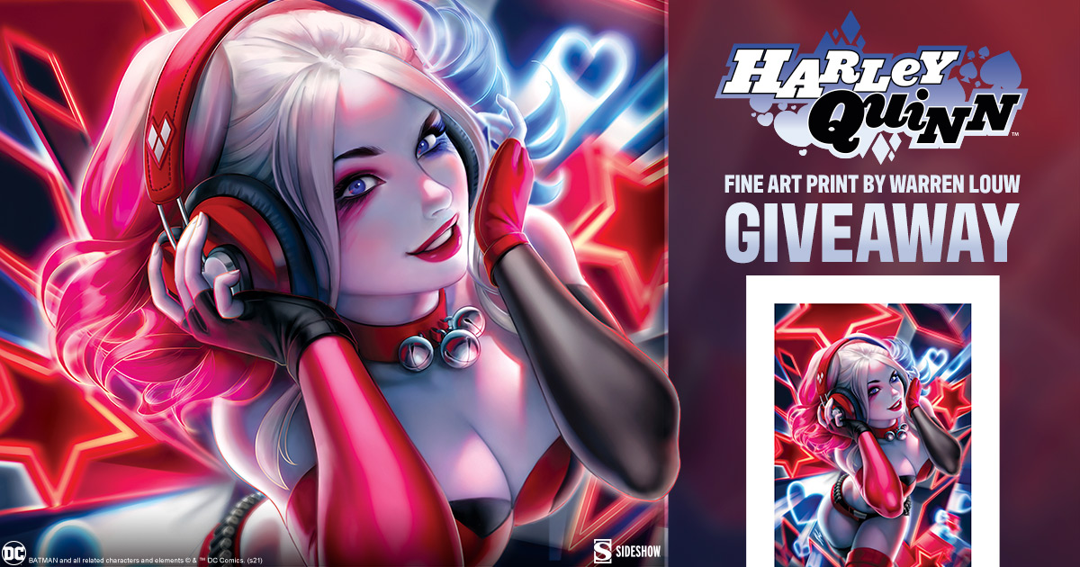 Harley Quinn Fine Art Print Giveaway