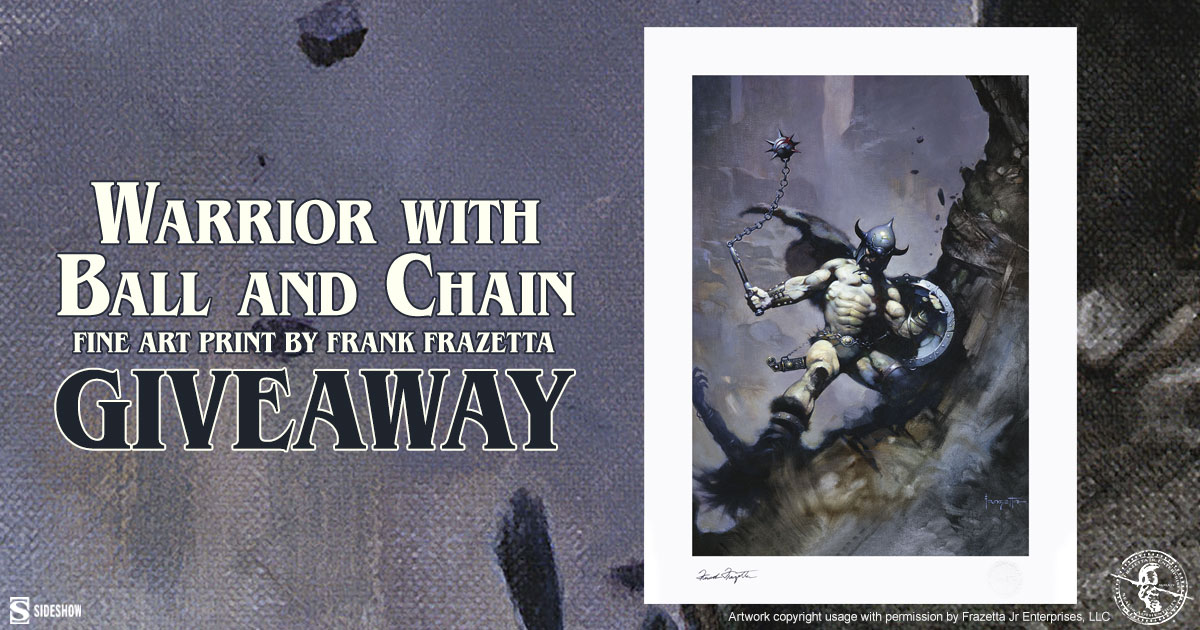 Warrior with Ball and Chain Fine Art Print Giveaway