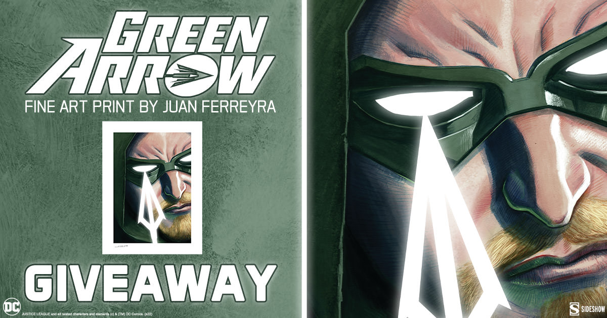 Green Arrow Fine Art Print Giveaway