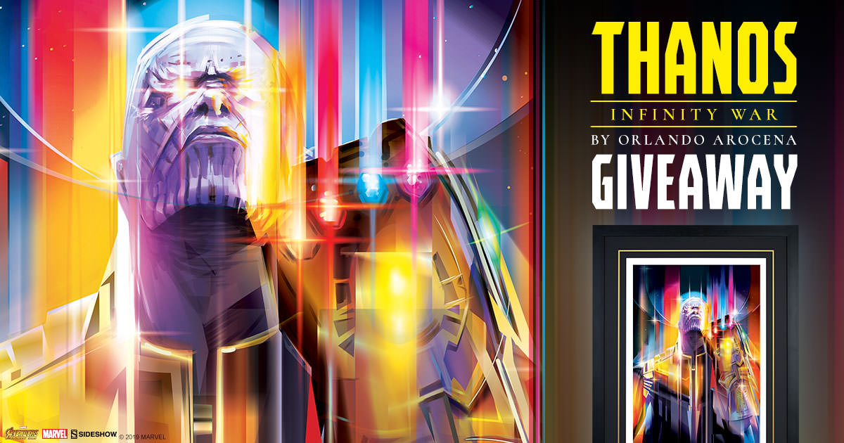 Thanos Infinity War Print Giveaway