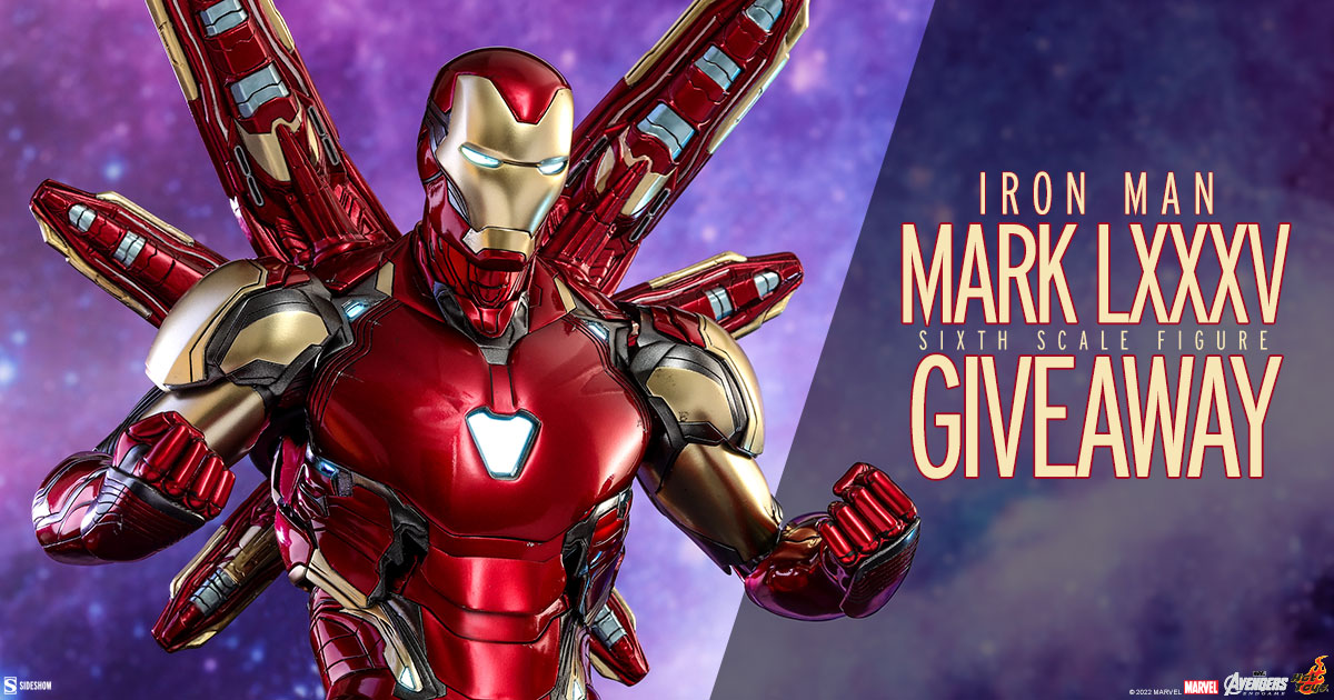 Iron Man Mark LXXXV Sixth Scale Figure Newsletter Giveaway