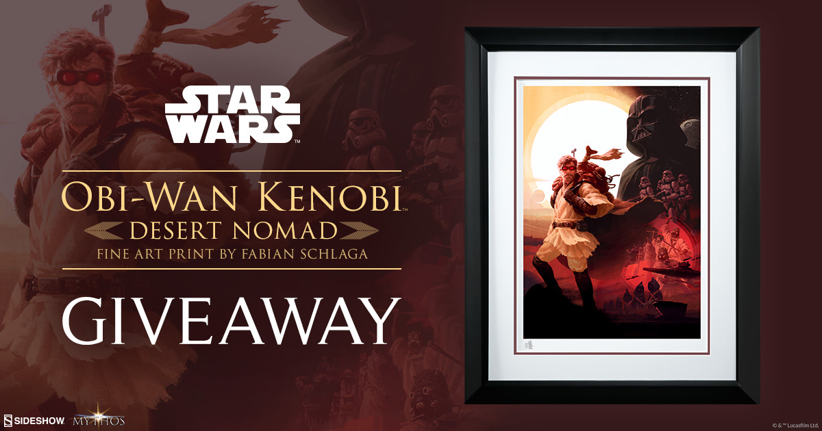 Obi-Wan Kenobi Desert Nomad Art Print Giveaway