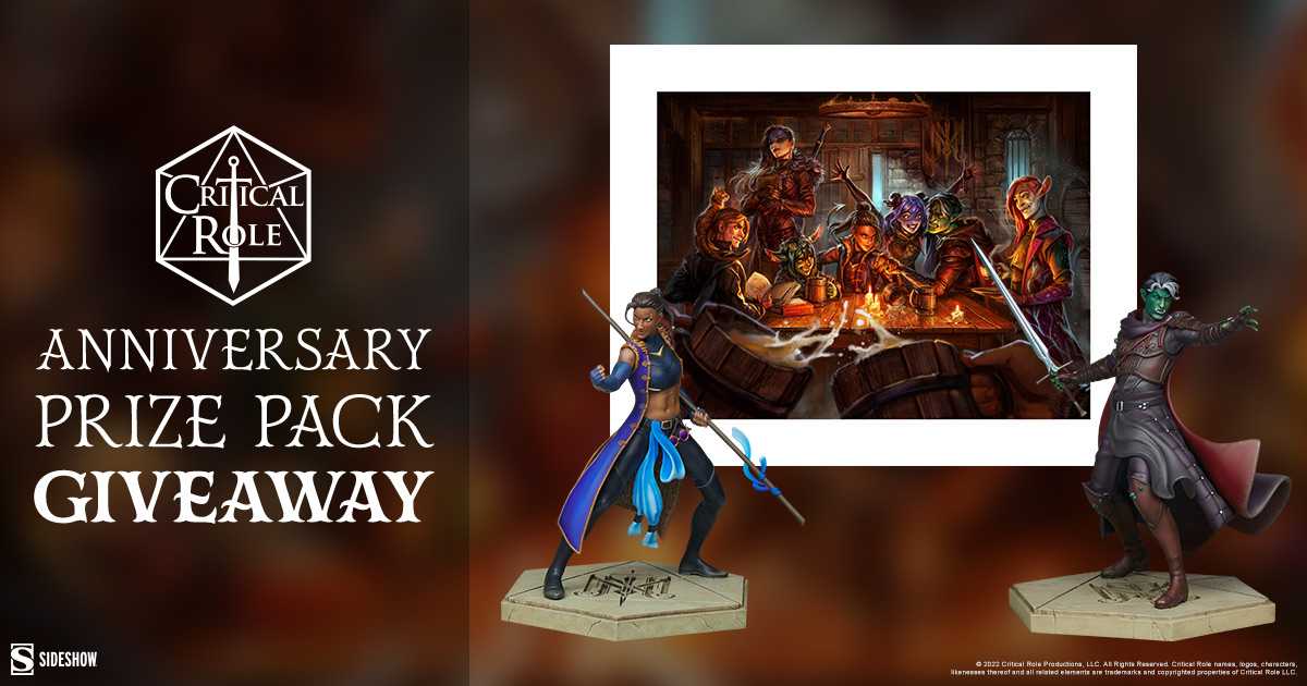 Critical Role Anniversary Prize Pack Giveaway