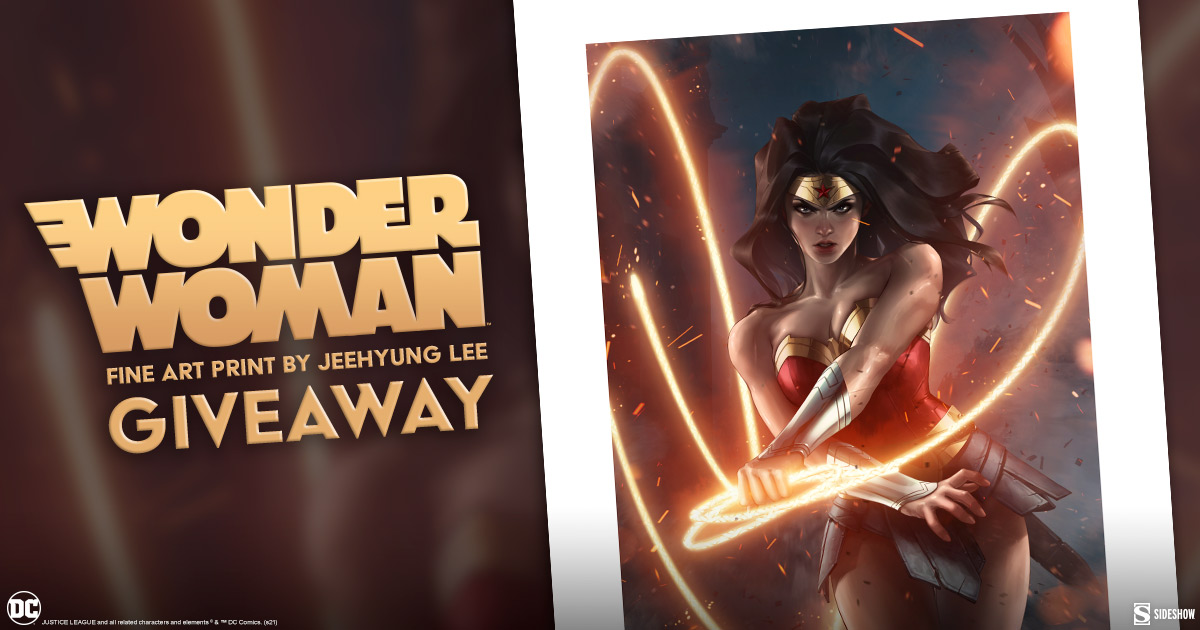 Wonder Woman Fine Art Print Giveaway