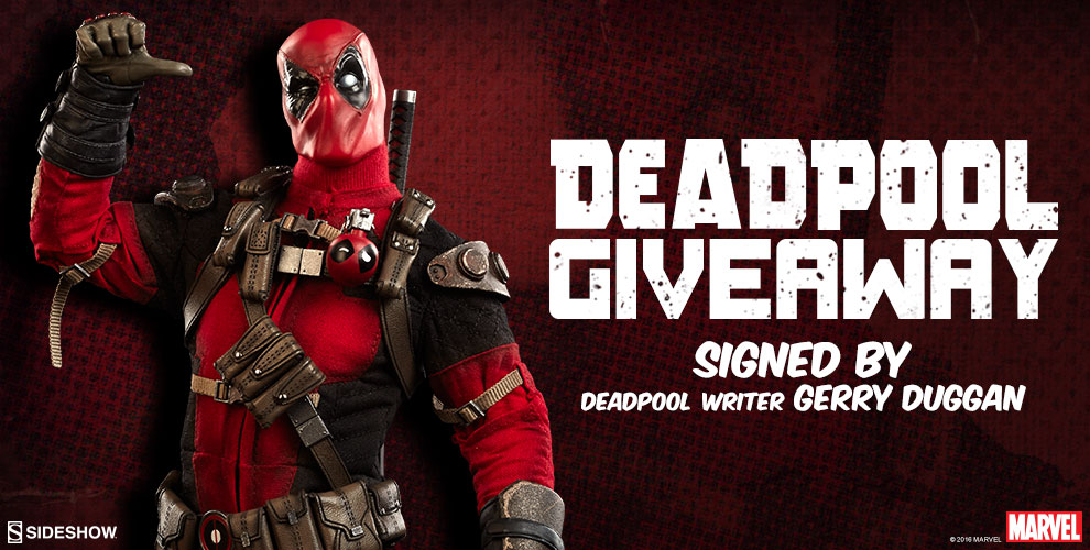 Deadpool Signed Figure Giveaway