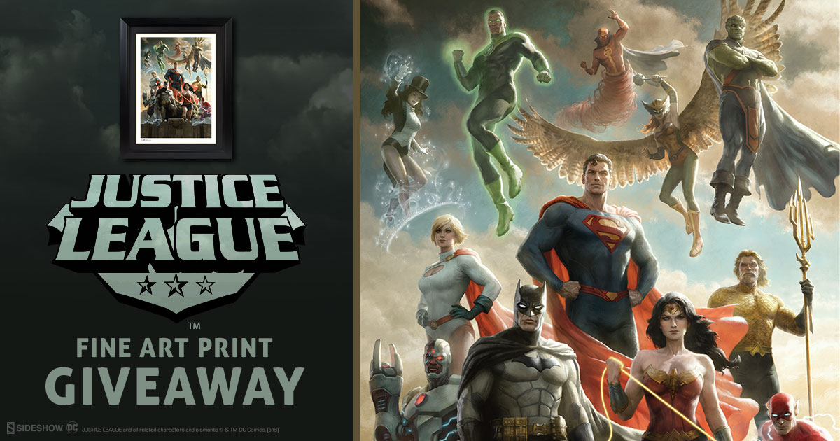 Justice League Art Print Giveaway