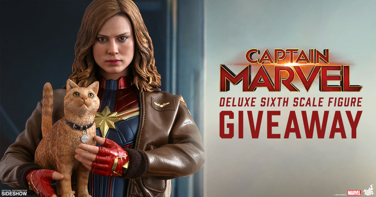 Captain Marvel Deluxe Sixth Scale Figure Newsletter Giveaway