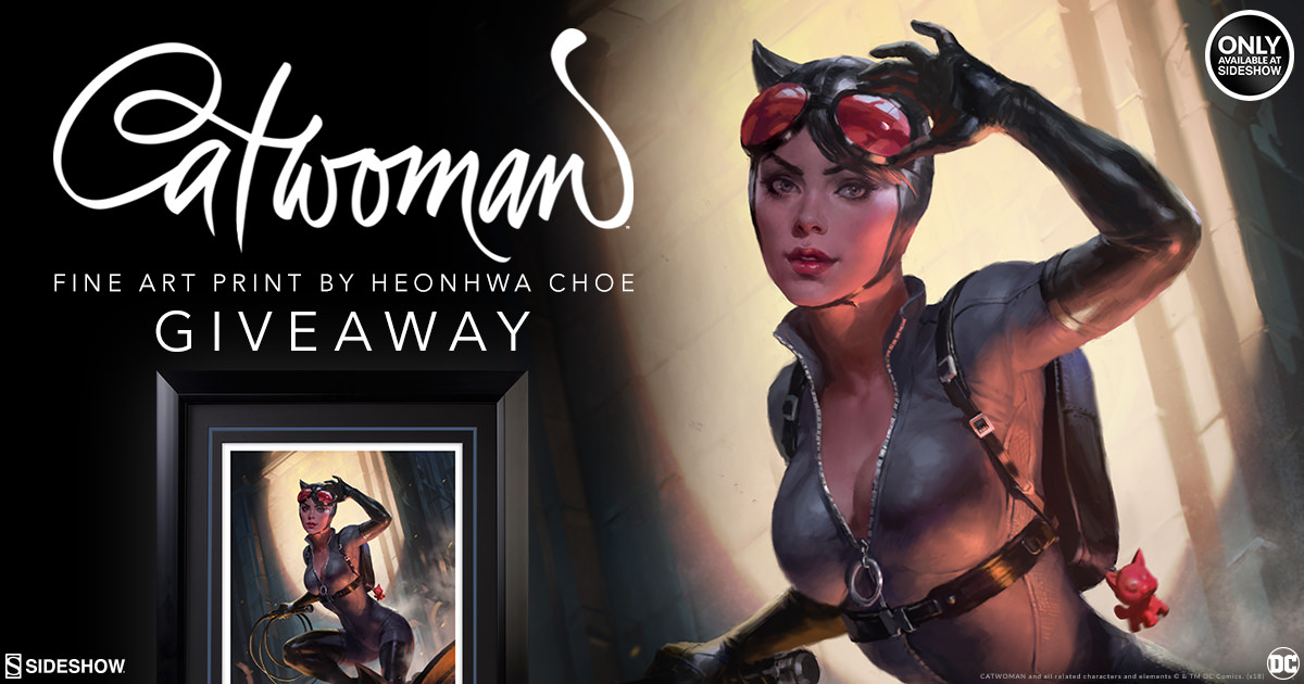 Catwoman Fine Art Print Giveaway