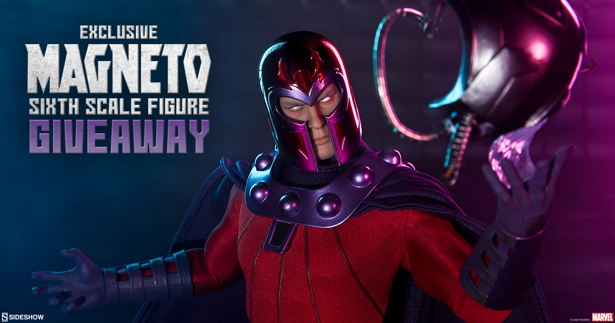 Magneto Sixth Scale Figure Newsletter Giveaway