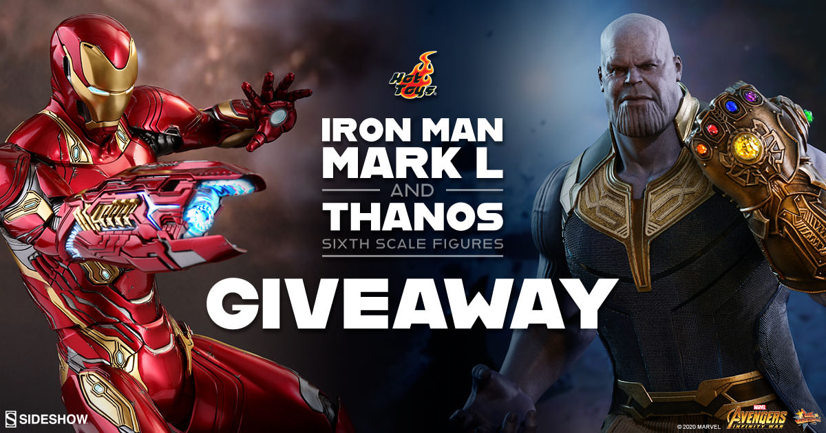 Iron Man Mark L & Thanos Sixth Scale Figures Giveaway