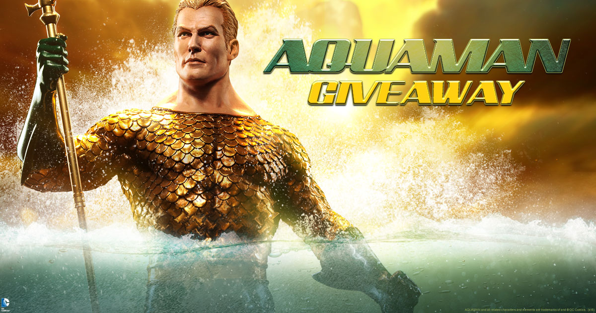 Aquaman Premium Format Figure Giveaway