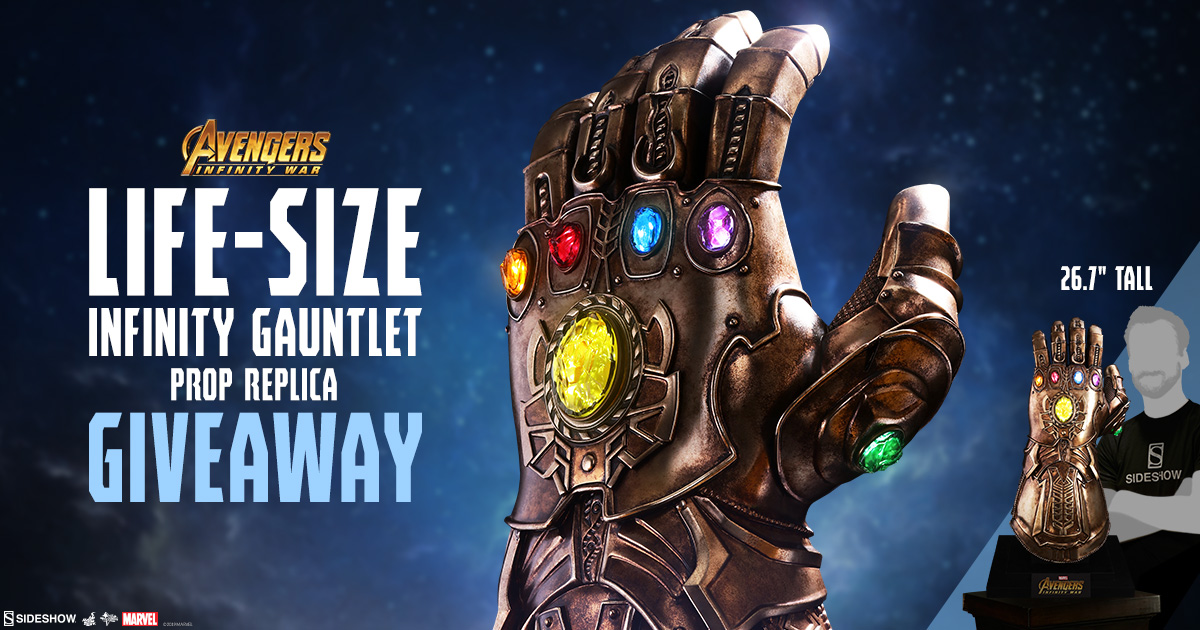 Infinity Gauntlet Life-Size Replica Giveaway