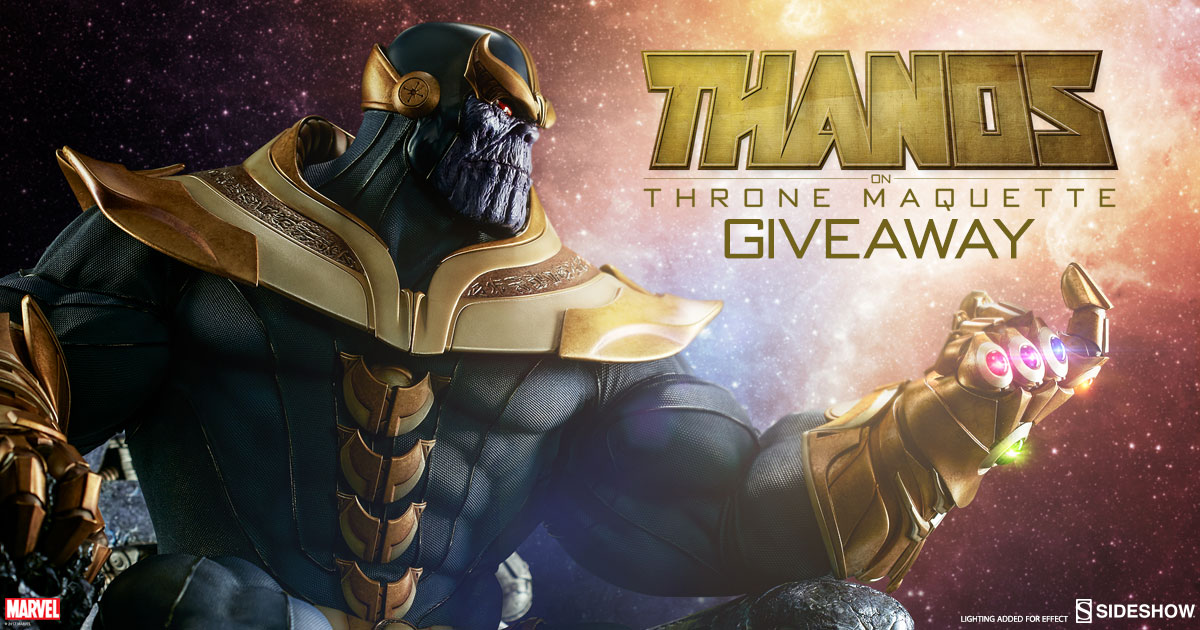 Thanos on Throne Maquette Giveaway