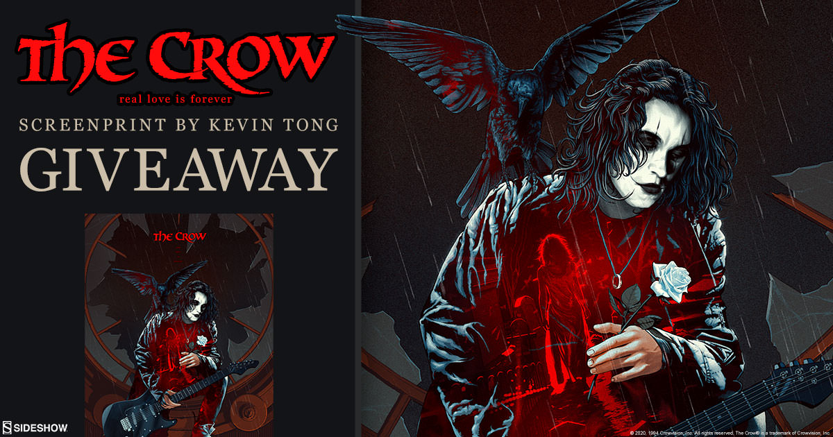 The Crow: Real Love Is Forever Fine Art Screenprint Giveaway