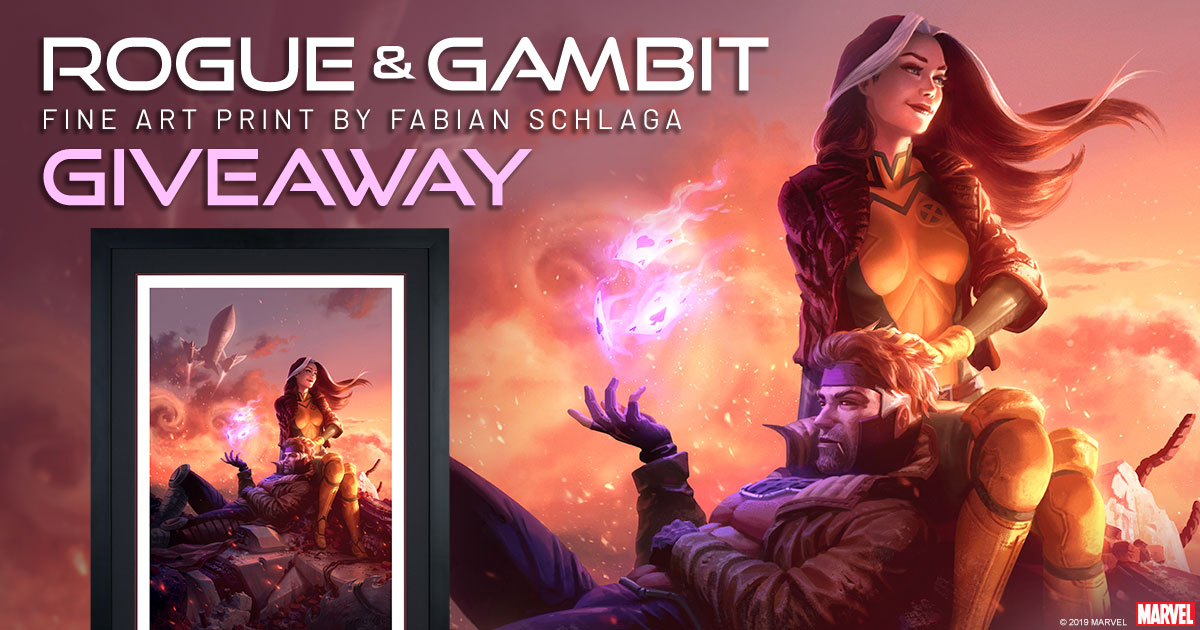 Rogue and Gambit Art Print Giveaway